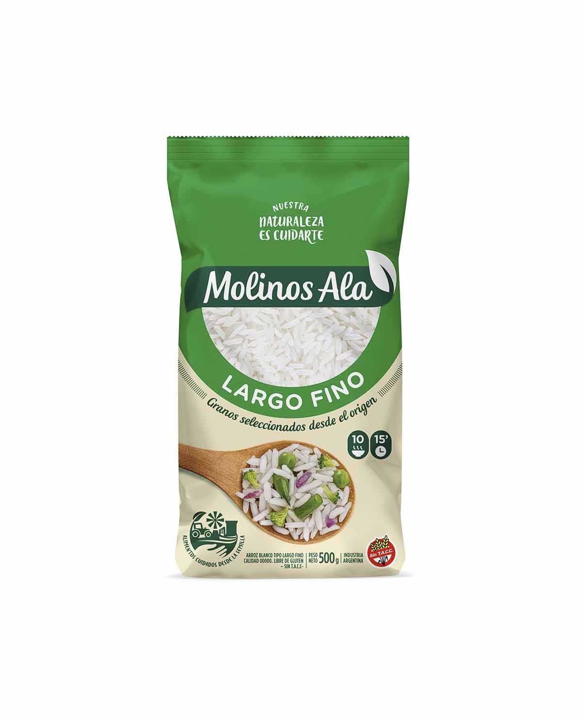 Arroz Molino Ala Largo Fino x 500 Gr